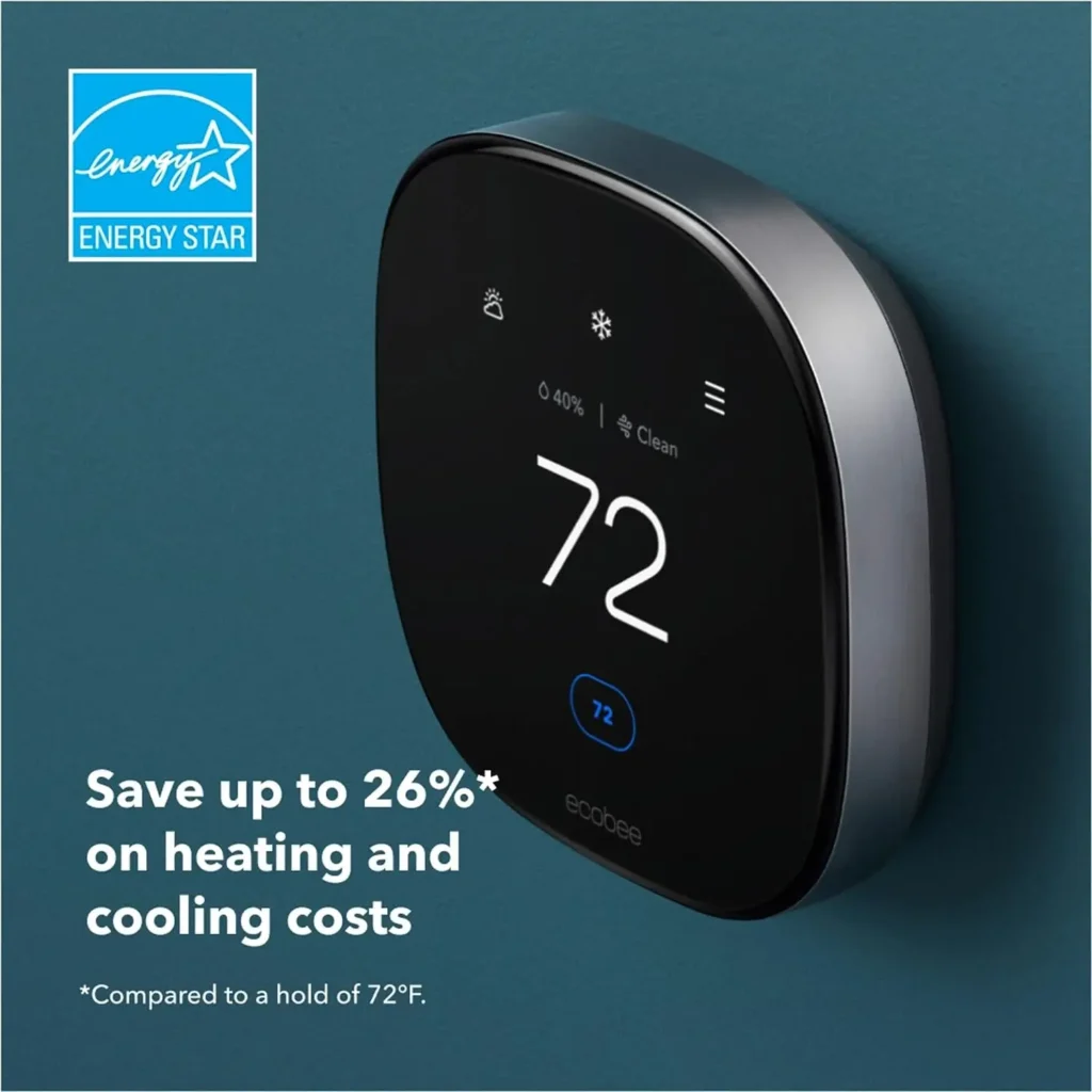 Ecobee Smart Thermostat Premium Energy Saving Capabilities